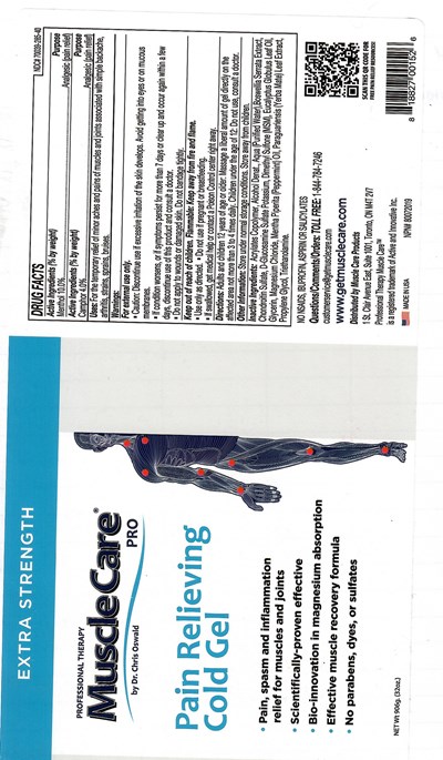 Dosage And Administration (Extra Strenth Cold Gel Label 32oz0)